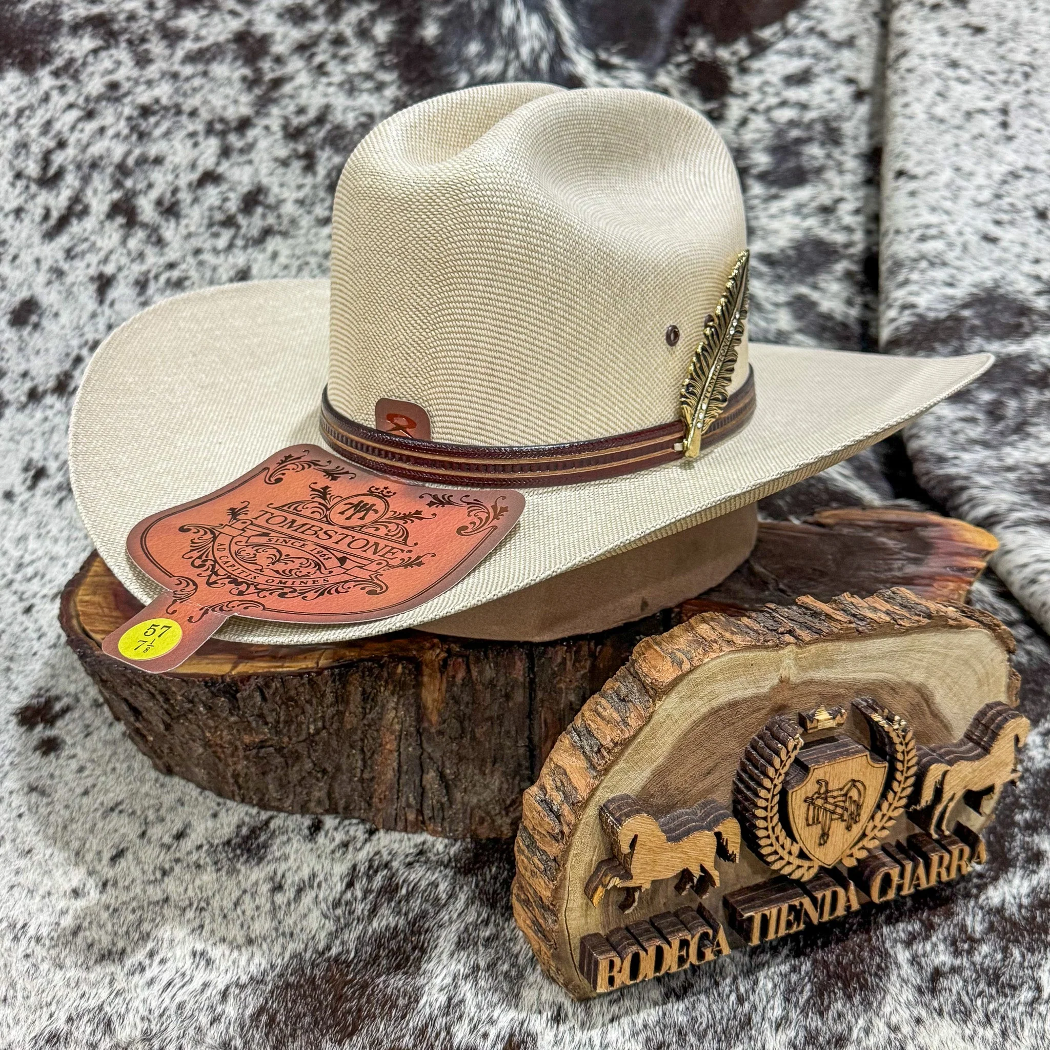 Chaparral telar capuchino F10cm - Tombstone (pluma metálica) - Imagen 2