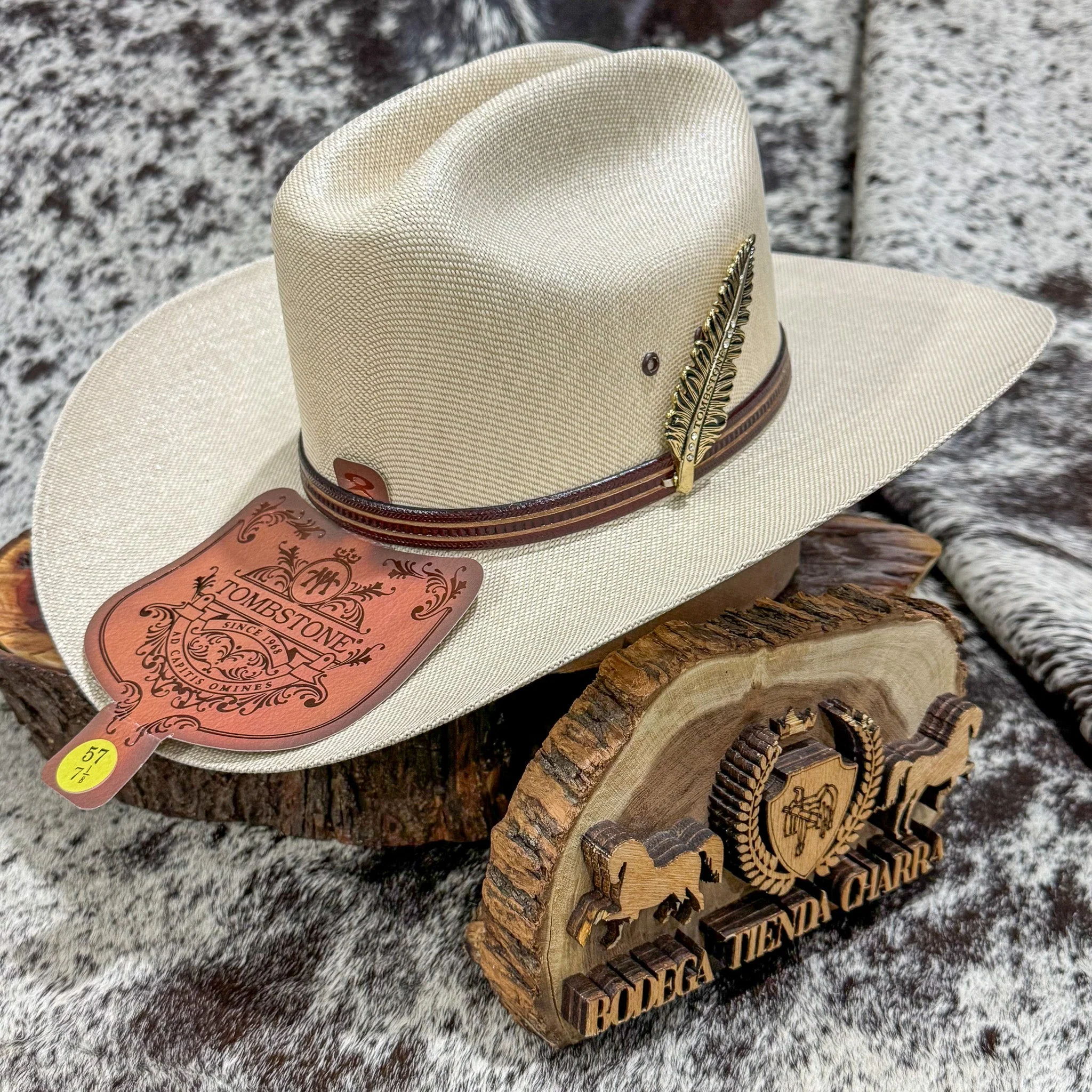 Chaparral telar capuchino F10cm - Tombstone (pluma metálica) - Imagen 5