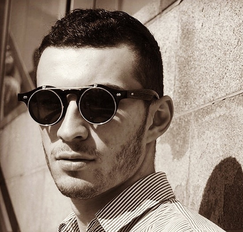 Gafas de Sol Redondas Vintage Hombre - Imagen 8