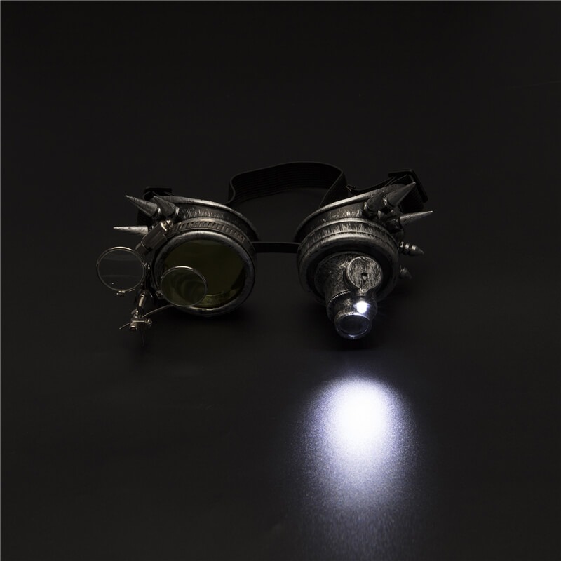 Gafas Steampunk Plata - Imagen 6