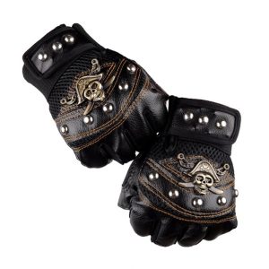 Guantes Cuero Piratas