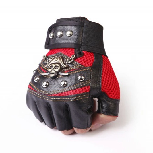 Guantes Cuero Piratas - Imagen 3