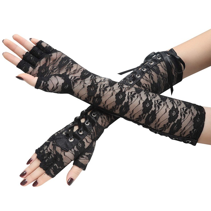 Guantes de Encaje Largos - Imagen 6