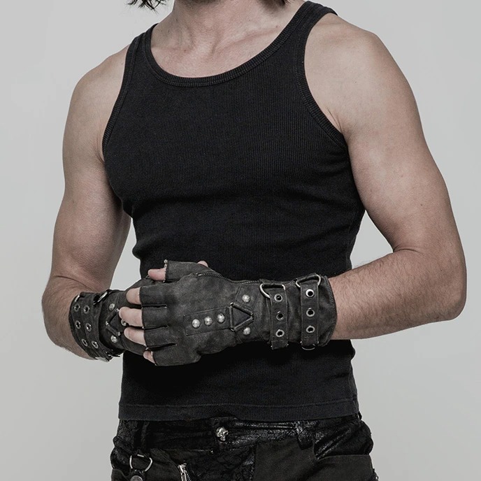 Guantes Punk Sin Dedos - Imagen 3