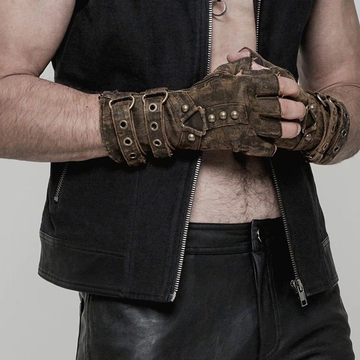 Guantes Punk Sin Dedos - Imagen 2