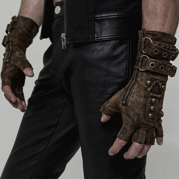 Guantes Punk Sin Dedos - Imagen 7