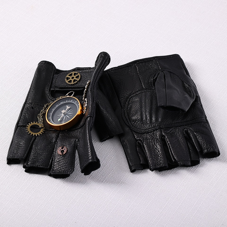 Guantes Steampunk Cuero - Imagen 4