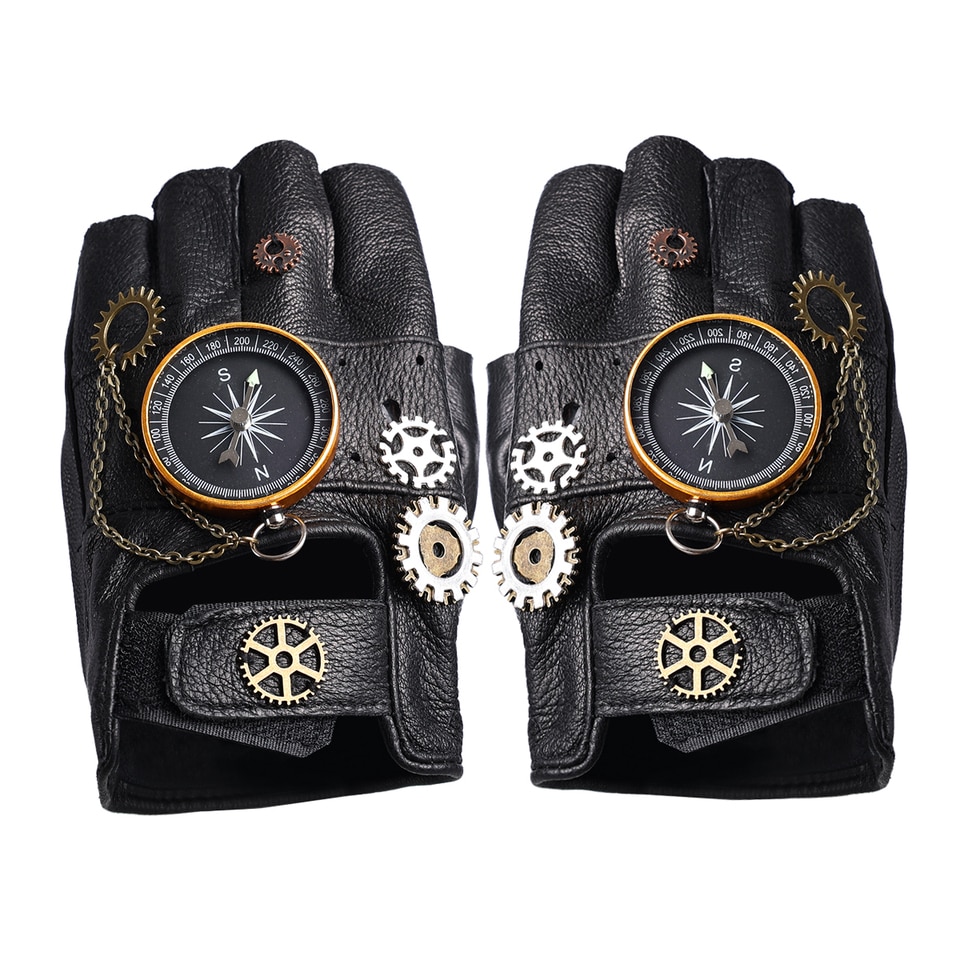 Guantes Steampunk Cuero