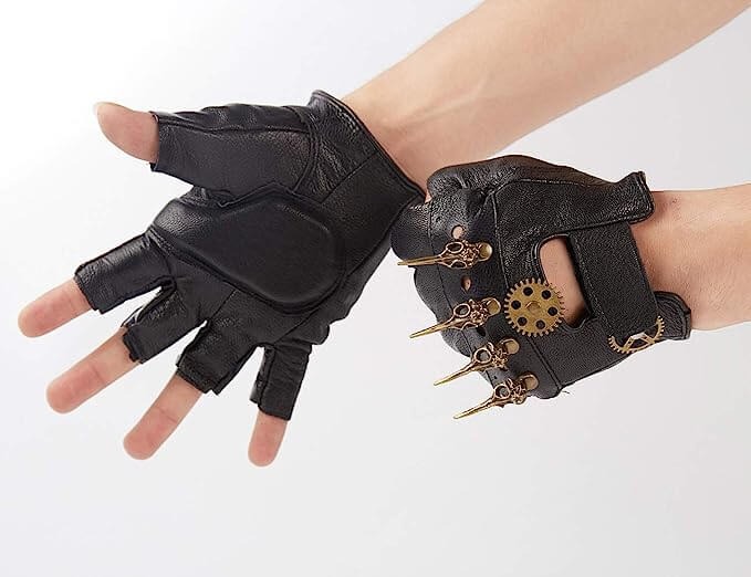 Guantes Steampunk Sin Dedos - Imagen 3