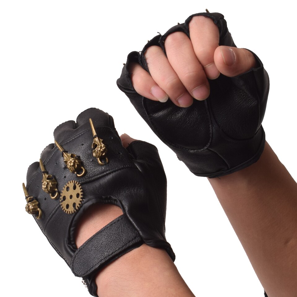 Guantes Steampunk Sin Dedos
