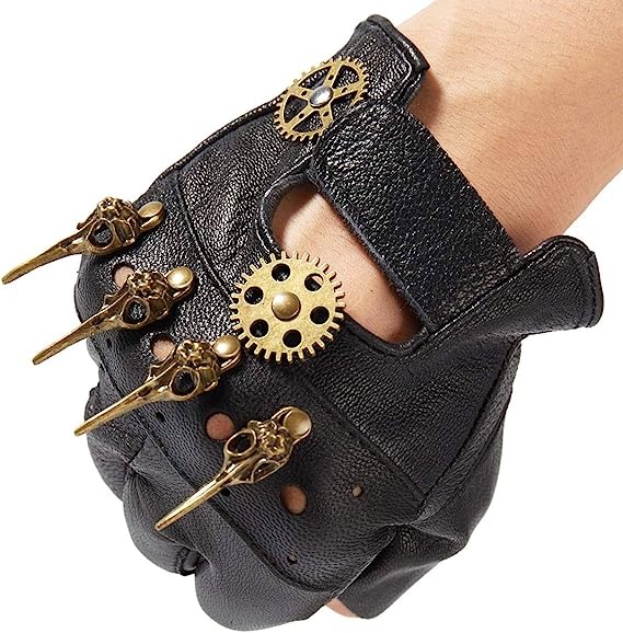 Guantes Steampunk Sin Dedos - Imagen 4