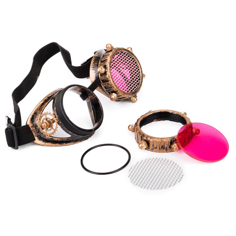 Lentes Steampunk Retro - Imagen 3