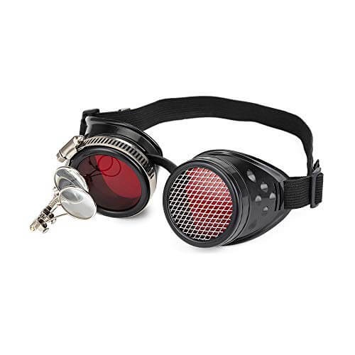 Lentes Steampunk Rojos - Imagen 6