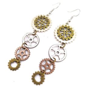 Pendientes Engranajes