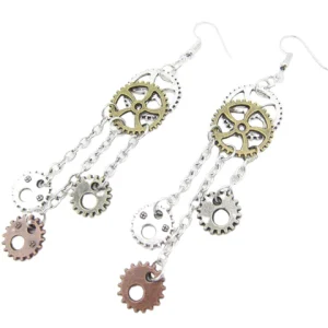 Pendientes Steampunk Mujer