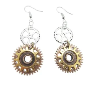 Pendientes Steampunk Sol