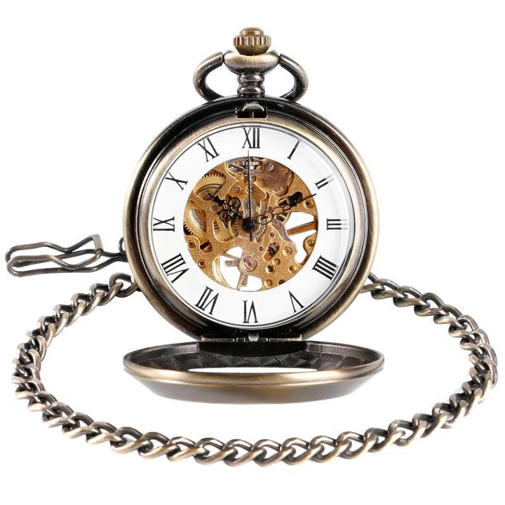 Reloj de Bolsillo Antiguo de Oro - Imagen 4