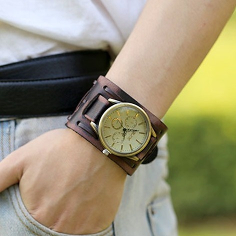 Reloj Steampunk Cuero - Imagen 4