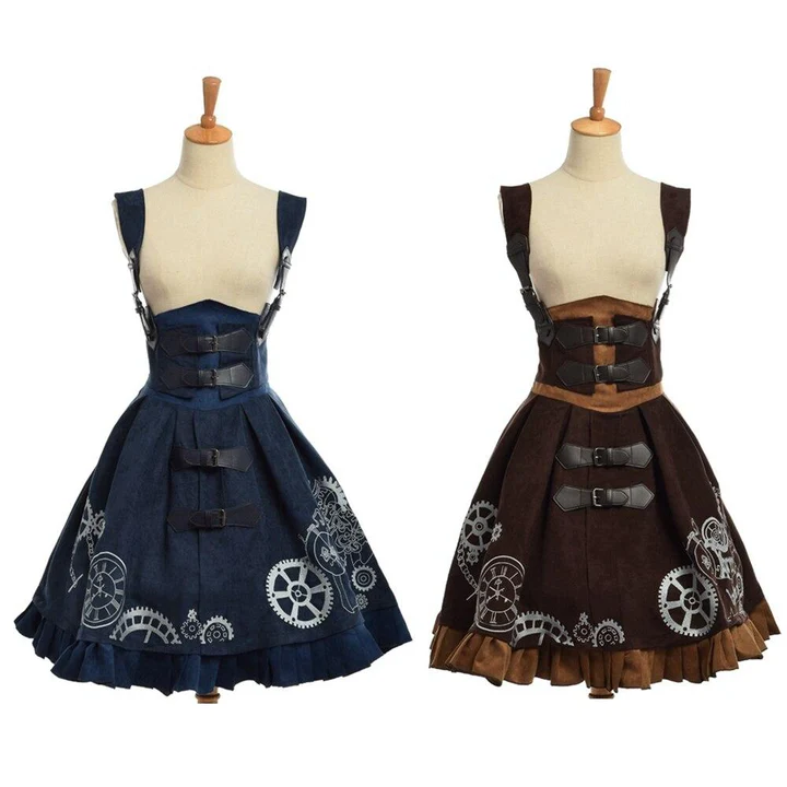 Vestido Steampunk Engranajes - Imagen 4
