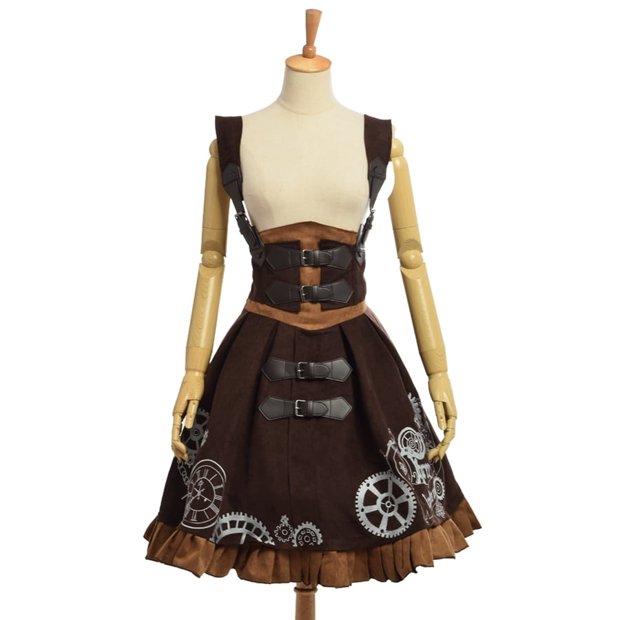 Vestido Steampunk Engranajes - Imagen 3
