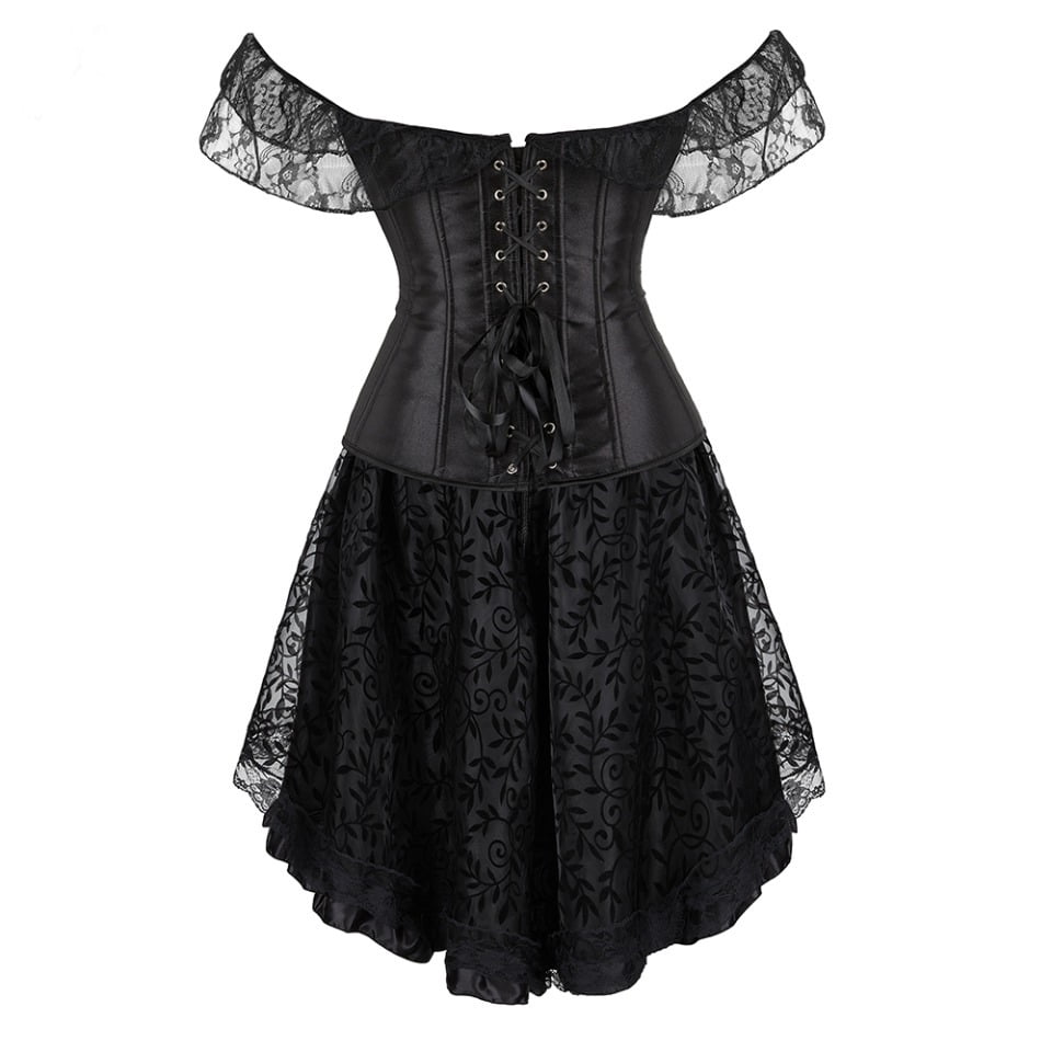 Vestido Steampunk Negro - Imagen 3