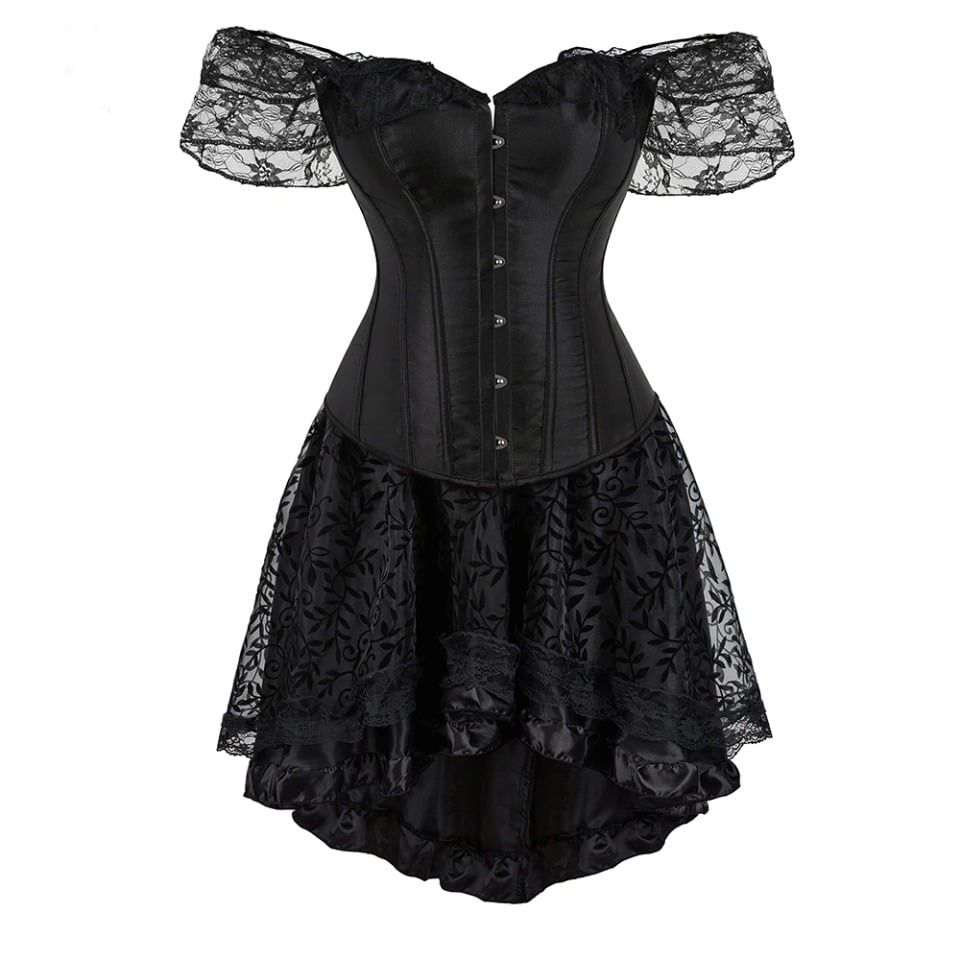 Vestido Steampunk Negro - Imagen 2