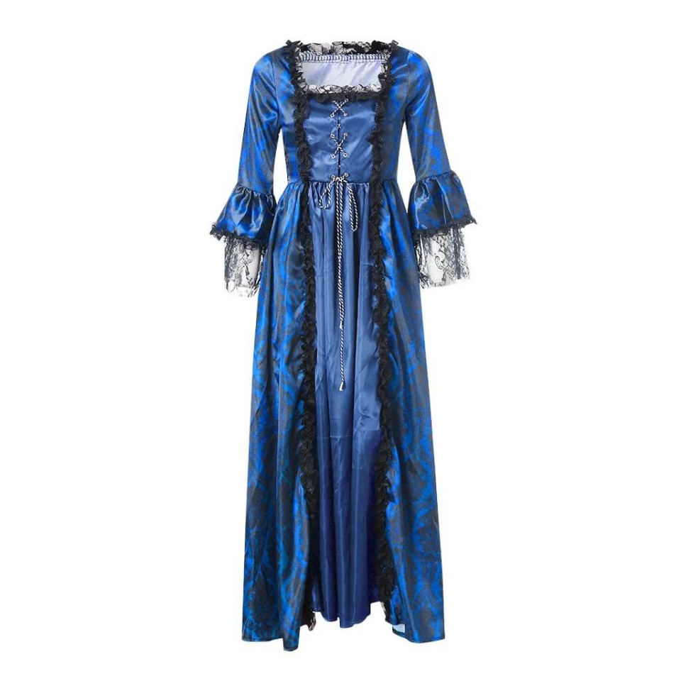 Vestido Victoriano Azul - Imagen 4